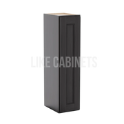 Double Smokey Gray 36'' H 9"W Single Door Wall Cabinet