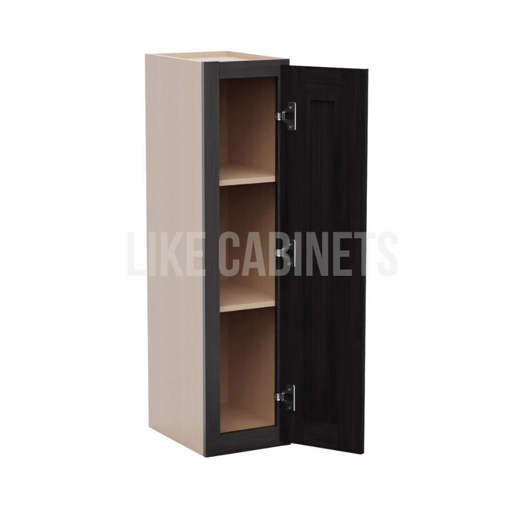 Double Smokey Gray 36'' H 9"W Single Door Wall Cabinet
