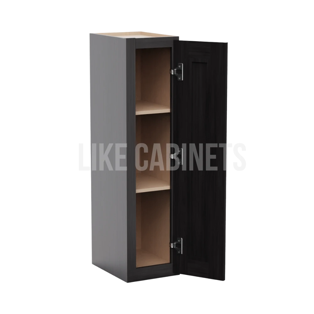 Double Smokey Gray 36'' H 9"W Single Door Wall Cabinet