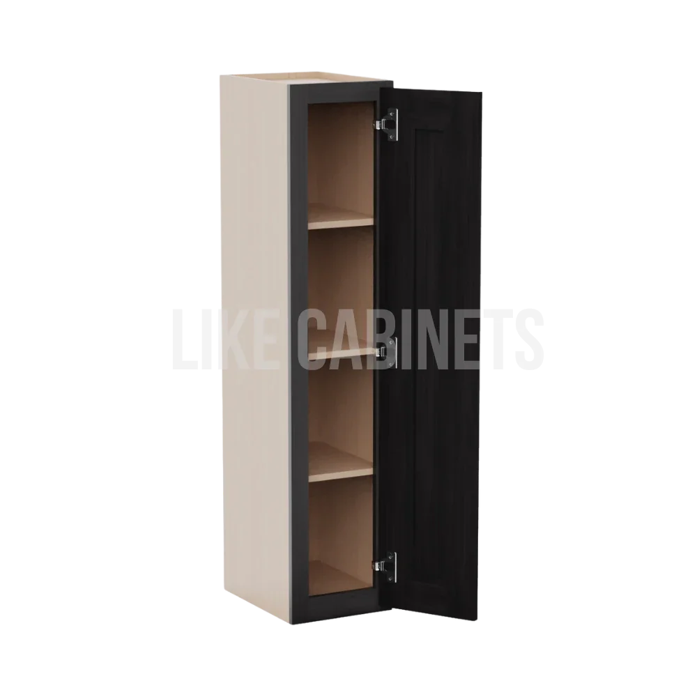 Double Smokey Gray 42'' H Single Door Wall Cabinet
