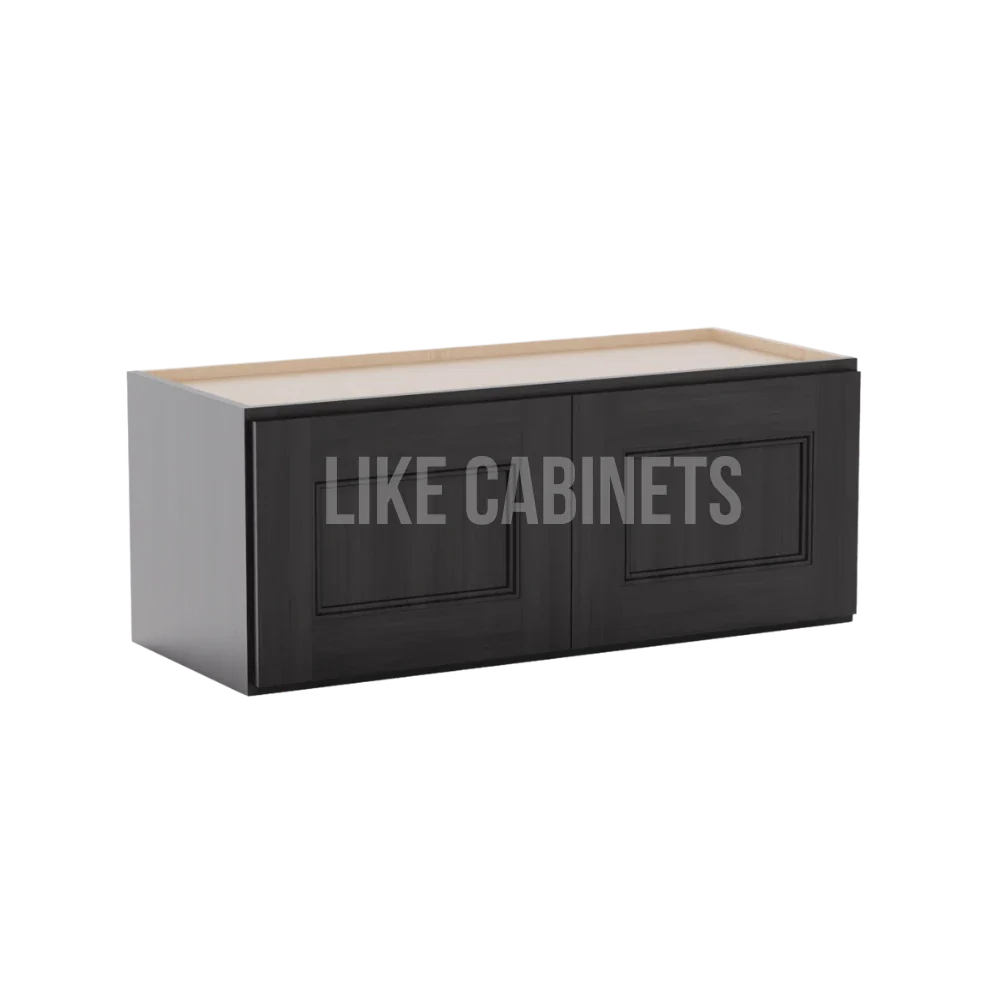 Double Smokey Gray 12'' H Double Door Wall Cabinet