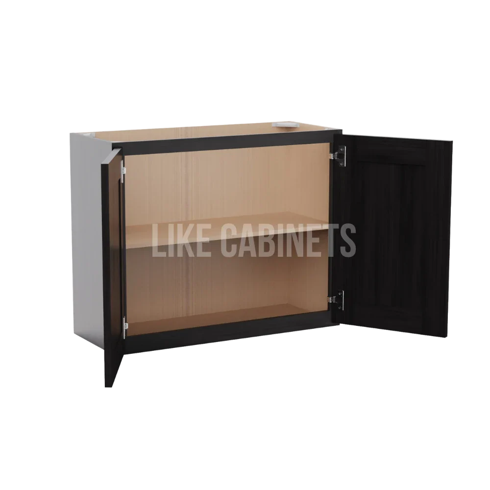 Double Smokey Gray 24'' H Double Door Wall Cabinet