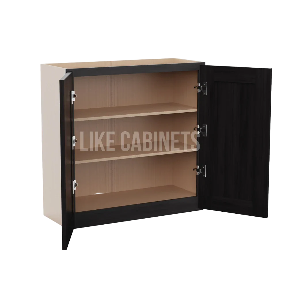 Double Smokey Gray 30''H Double Door Wall Cabinet