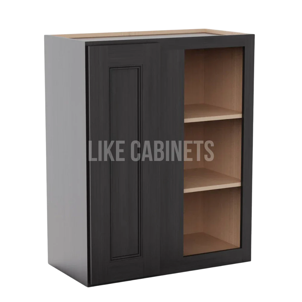 Double Smokey Gray 30'' H Wall Blind Cabinet