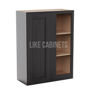 Double Smokey Gray 36'' H Wall Blind Cabinet