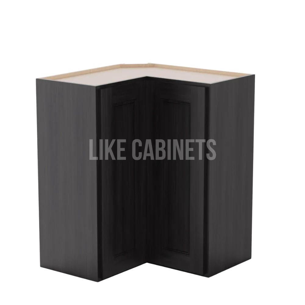 Double Smokey Gray Easy Reach Wall Cabinet