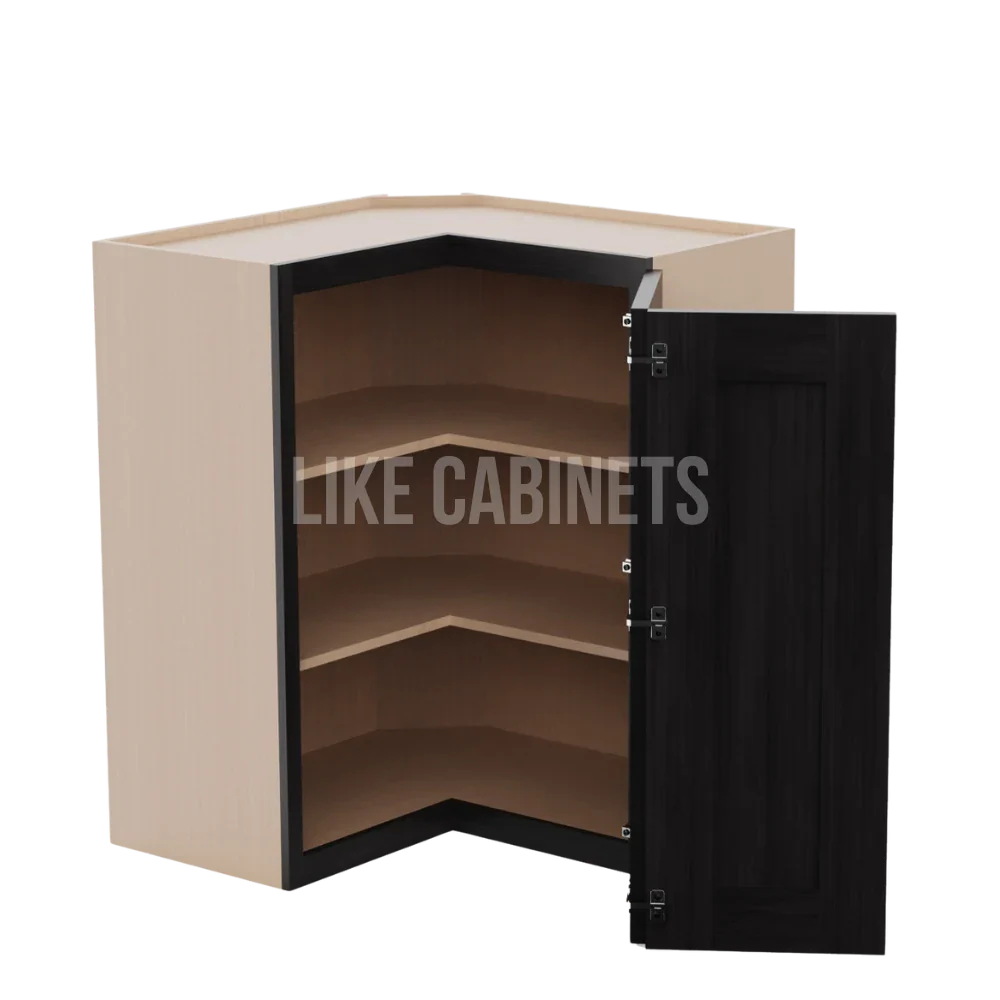 Double Smokey Gray Easy Reach Wall Cabinet