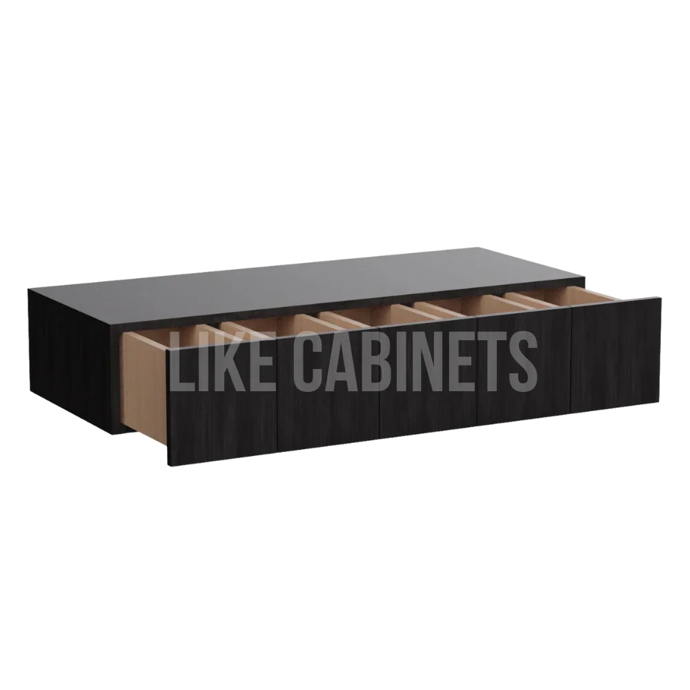 Double Smokey Gray Wall Spice Drawer