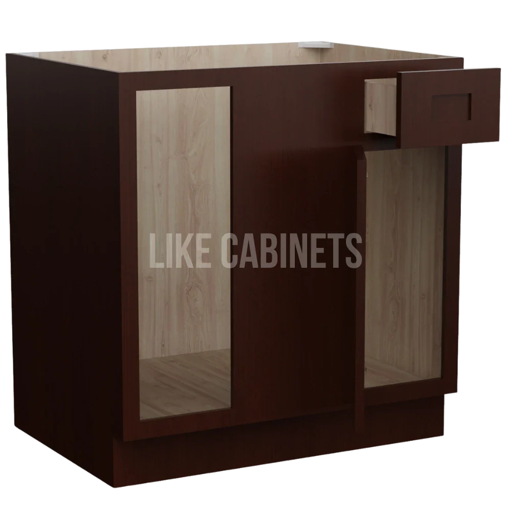 Expresso Shaker Blind Corner Base Cabinet (L/R interchangeable)