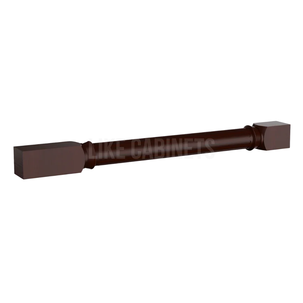 Shaker Espresso Fluted Decorative Leg