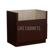 Shaker Espresso Farmhouse Sink Base