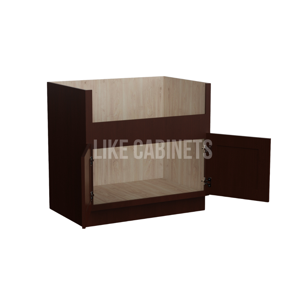 Shaker Espresso Farmhouse Sink Base