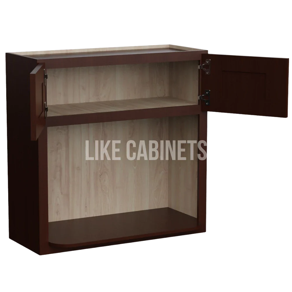 Shaker Espresso Microwave Wall Cabinet