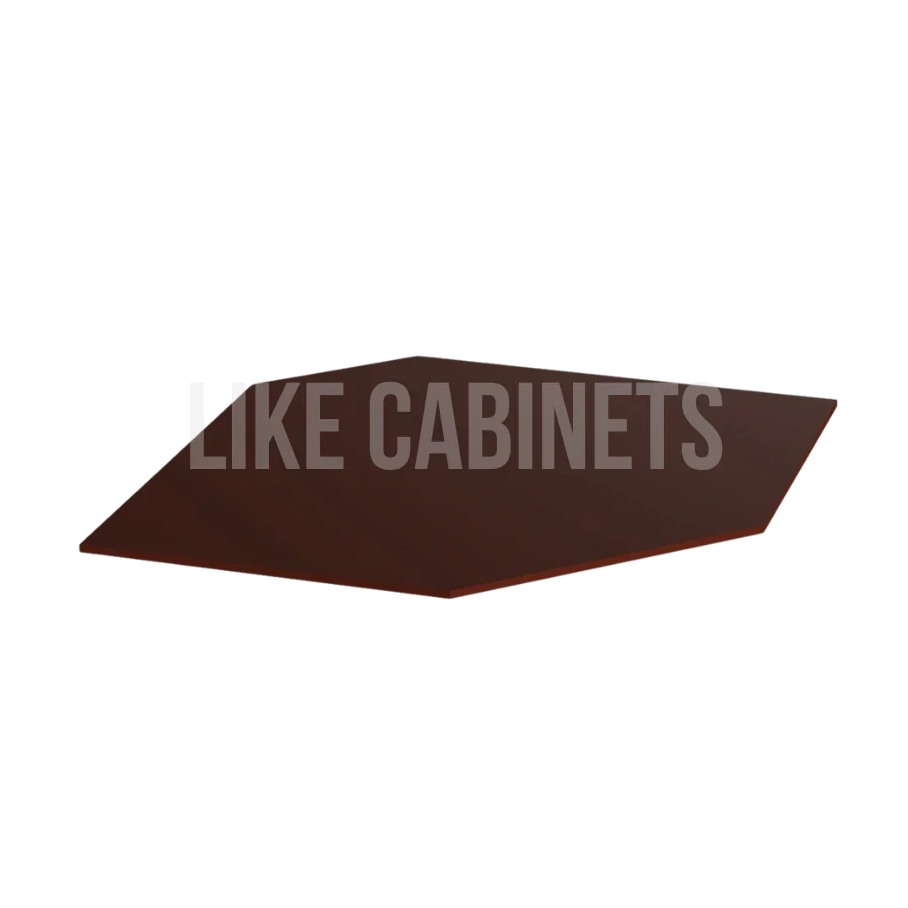 Shaker Espresso Corner Sink Front Floor