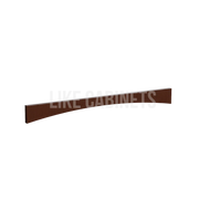 Shaker Espresso Arched Valance