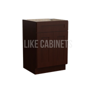 Shaker Espresso Single Vanity Sink Base Cabinet
