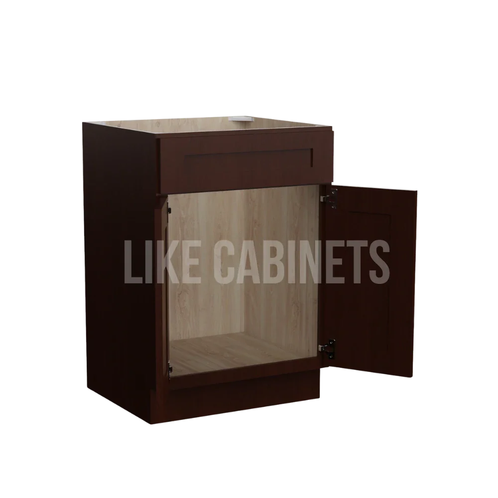 Shaker Espresso Single Vanity Sink Base Cabinet