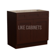 Shaker Espresso Vanity Combo Cabinet