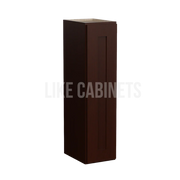 Shaker Espresso 36'' H 9"W Single Door Wall Cabinet