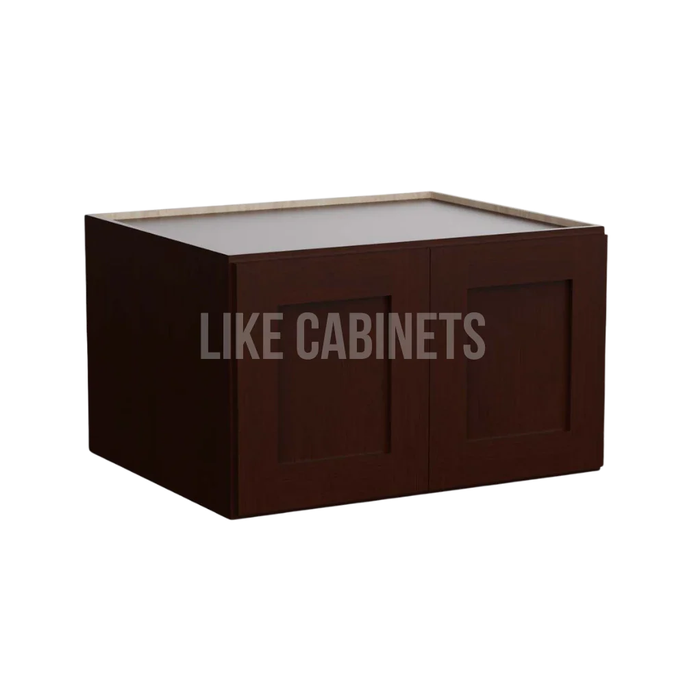 Shaker Espresso 30'' W Refrigerator Wall Cabinet 24'' Deep 18‘’ Height