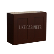 Shaker Espresso 24'' H Double Door Wall Cabinet