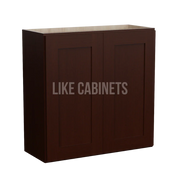 Shaker Espresso 30''H Double Door Wall Cabinet