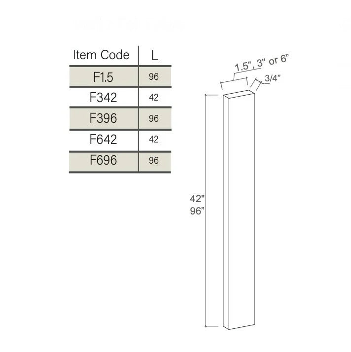 Dove White Slim Shaker Filler