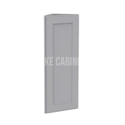 Shaker Gray 12'' W Angle Wall Cabinets