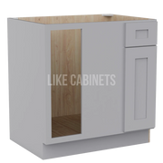 Shaker Gray Blind Corner Base Cabinet (L/R interchangeable)