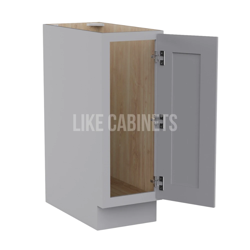 Shaker Gray Base Cabinet Full Height Door