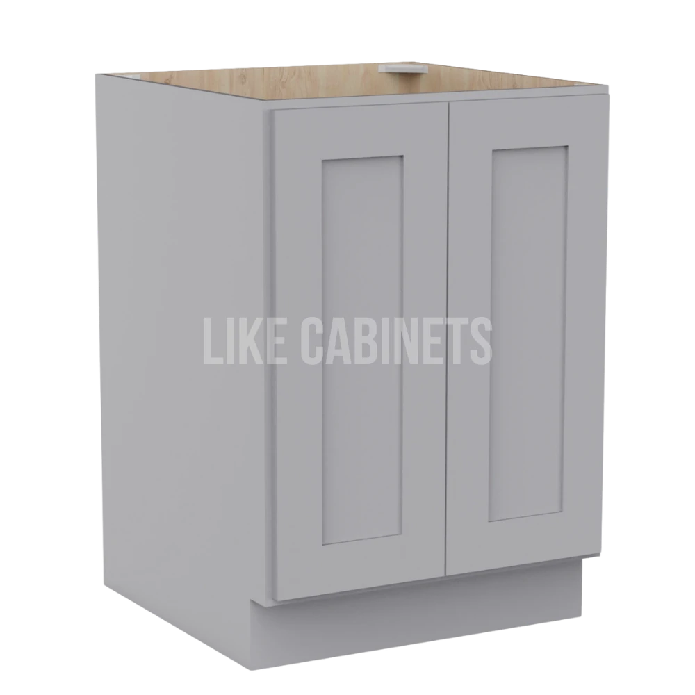 Shaker Gray Base Cabinet Base Cabinet Full Height Door