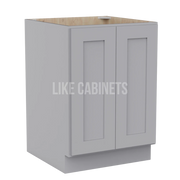Shaker Gray Base Cabinet Full Height Door