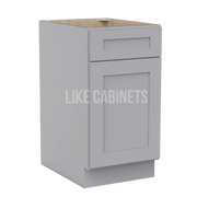 Shaker Gray Trash Base Cabinet