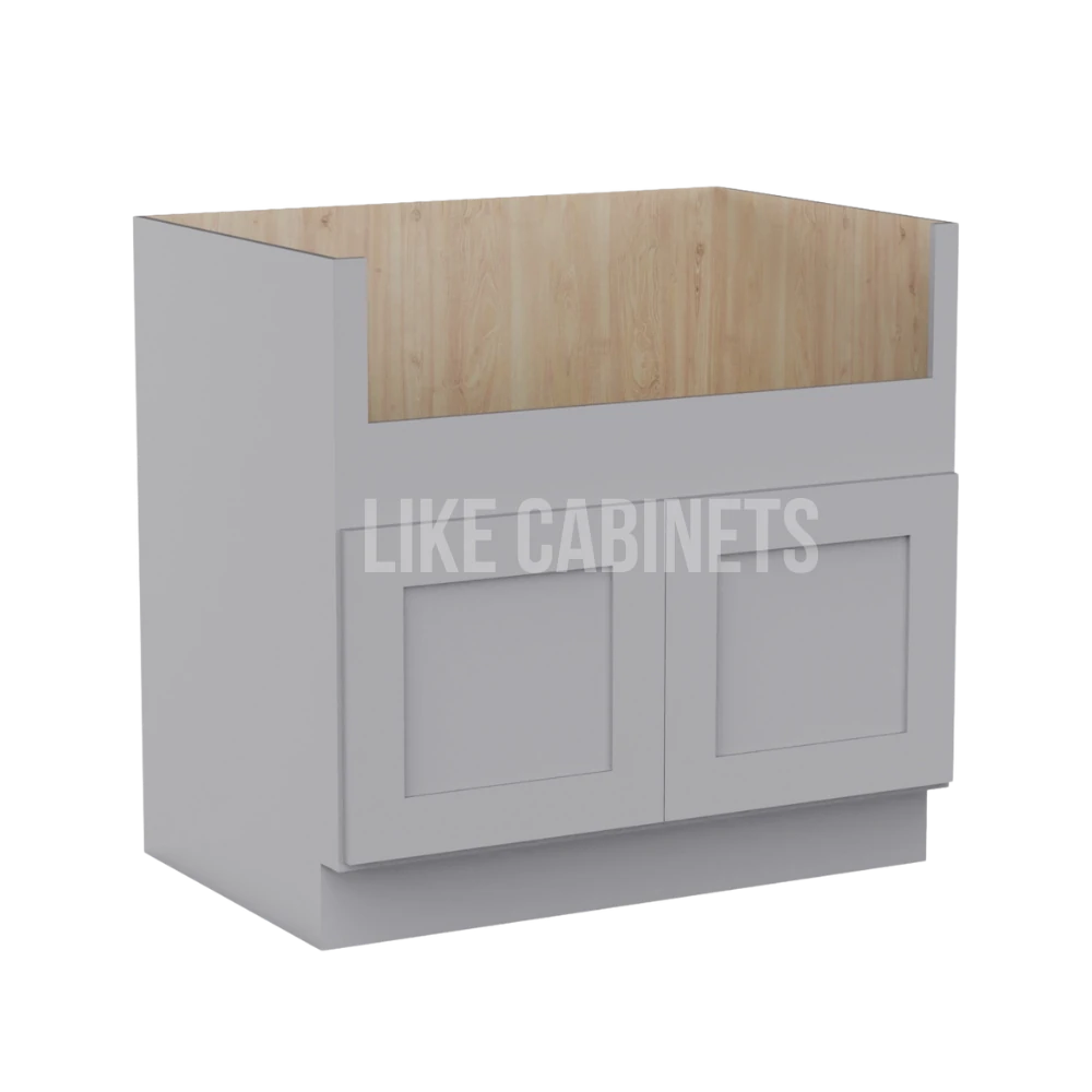 Shaker Gray Farmhouse Sink Base