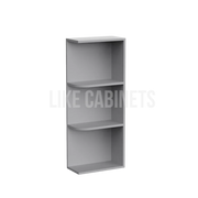 Gray Shaker Open End Shelf (Reversible)