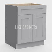 Gray Shaker Sink Base 27''