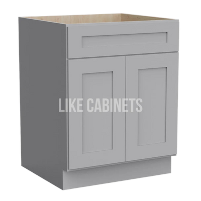 Gray Shaker Sink Base 27''