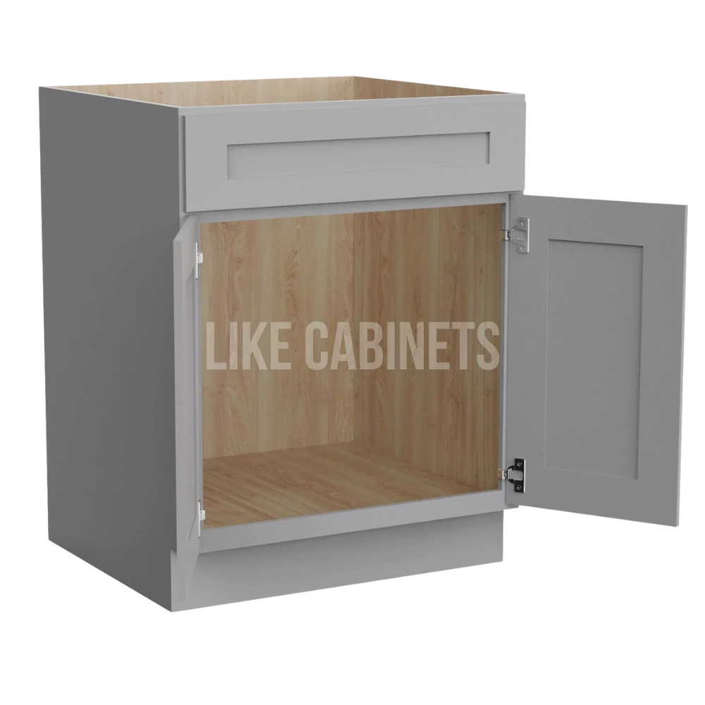 Gray Shaker Sink Base 27''