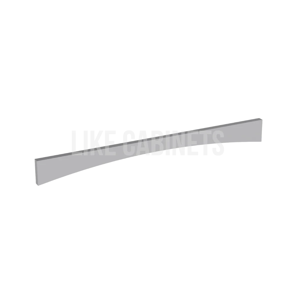 Shaker Gray Arched Valance