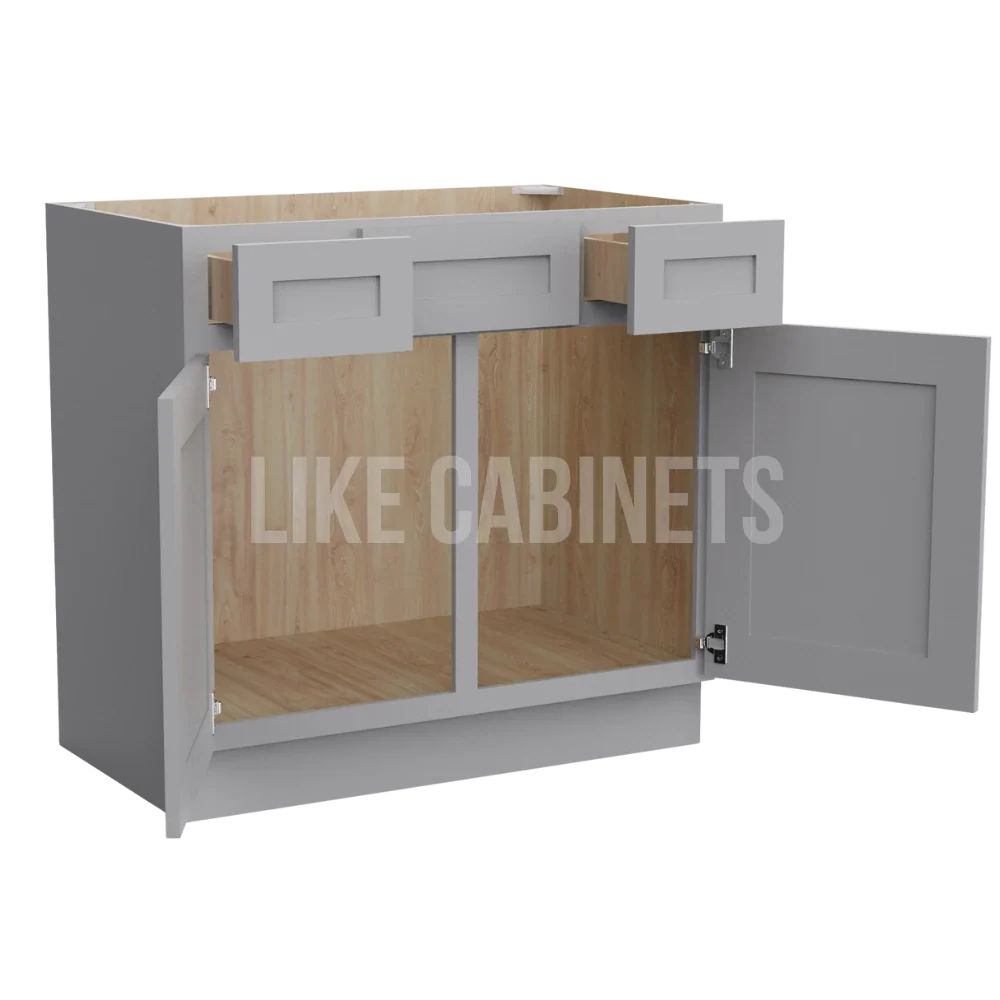 Shaker Gray Vanity Combo Cabinet