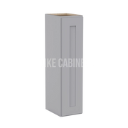 Shaker Gray 36'' H 9"W Single Door Wall Cabinet
