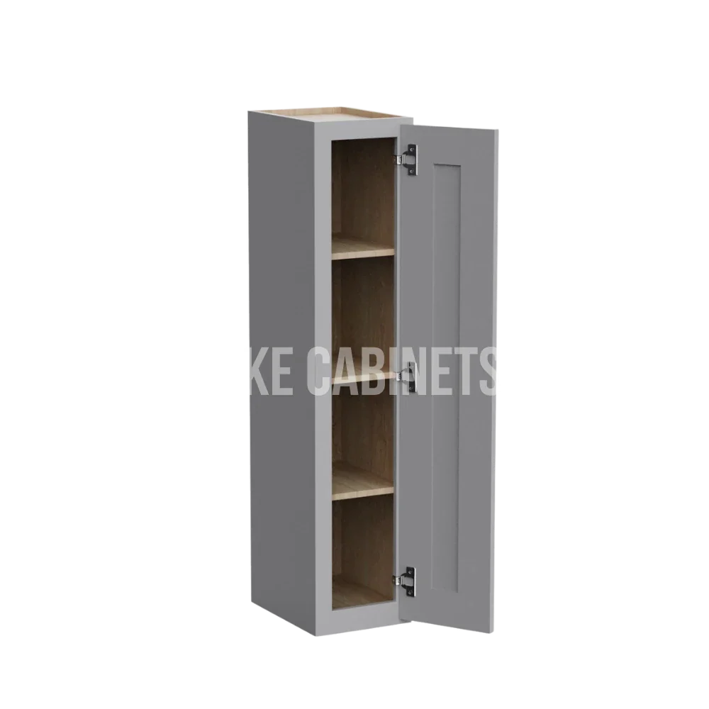 Shaker Gray 42'' H Single Door Wall Cabinet