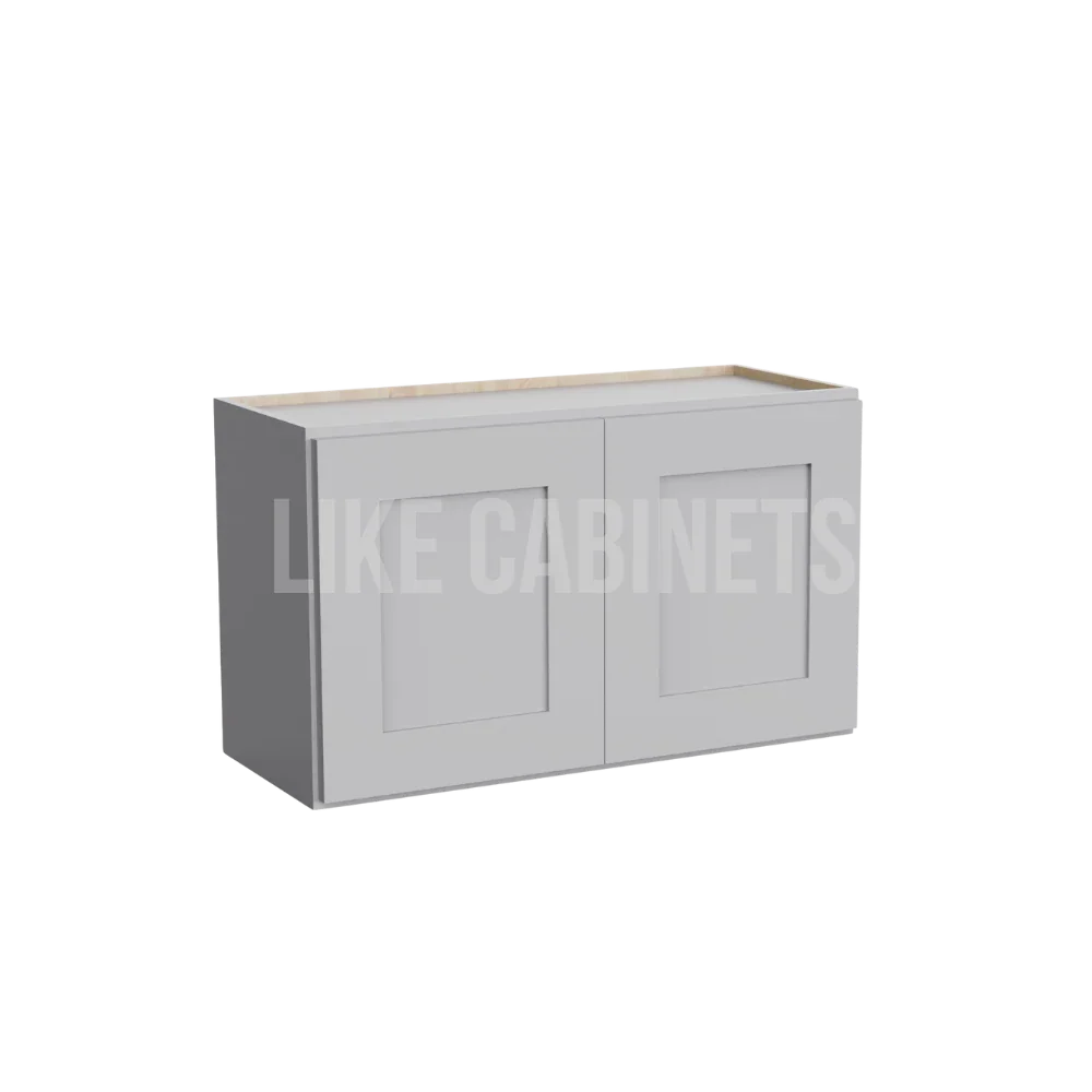 Shaker Gray 18'' H Double Door Wall Cabinet
