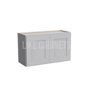 Shaker Gray 18'' H Double Door Wall Cabinet