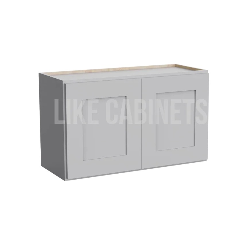 Shaker Gray 18'' H Double Door Wall Cabinet