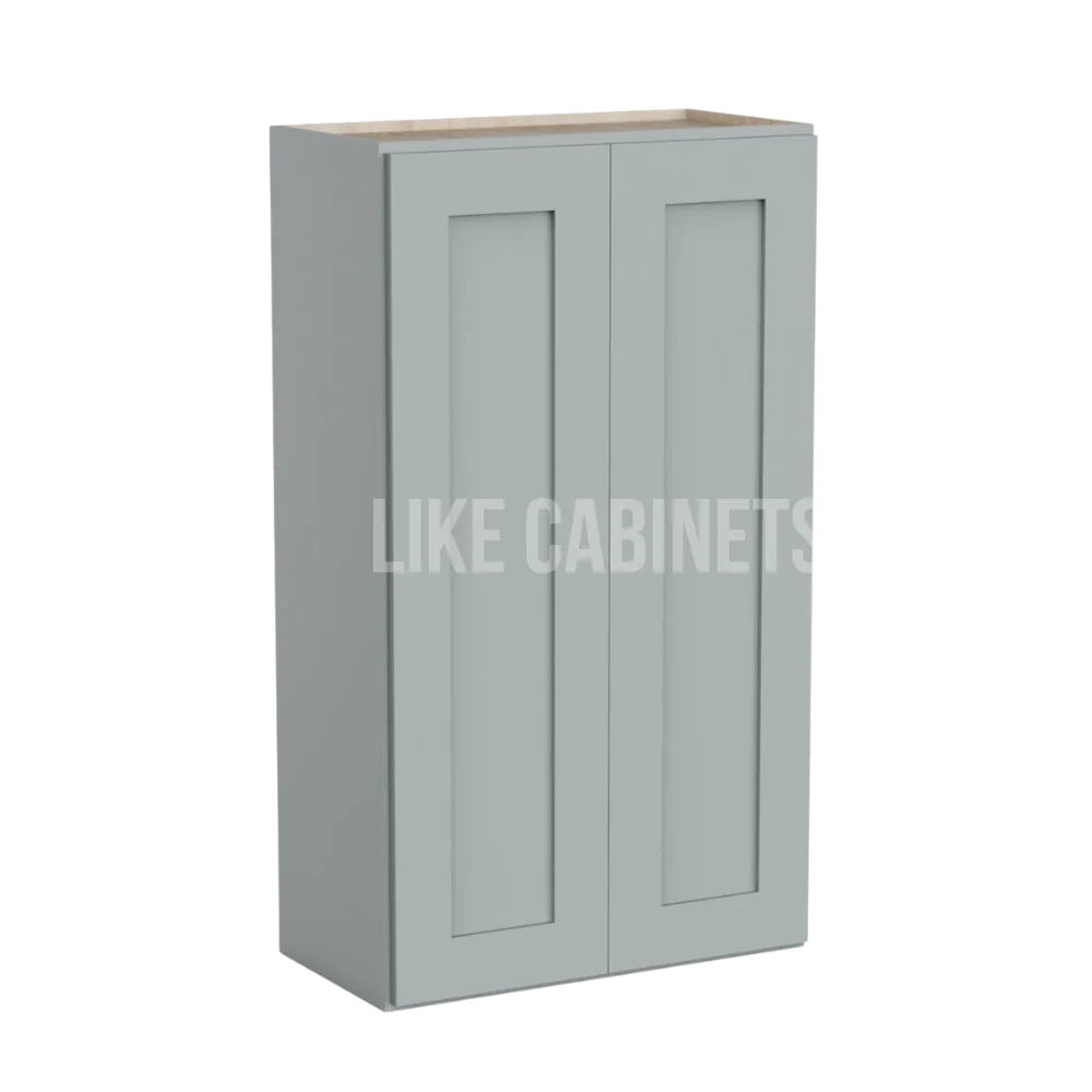 Shaker Gray 24″ Diagonal Corner Wall Cabinet