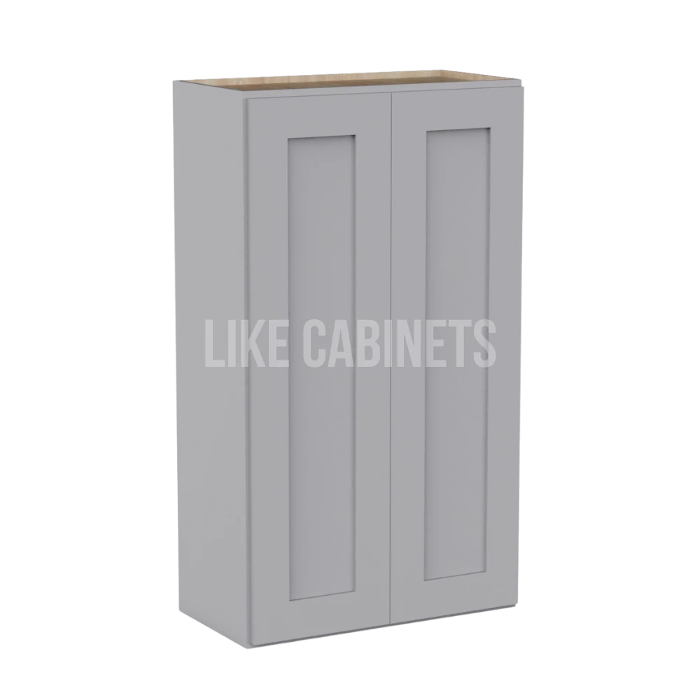 Shaker Gray 42"H Double Door Wall Cabinet