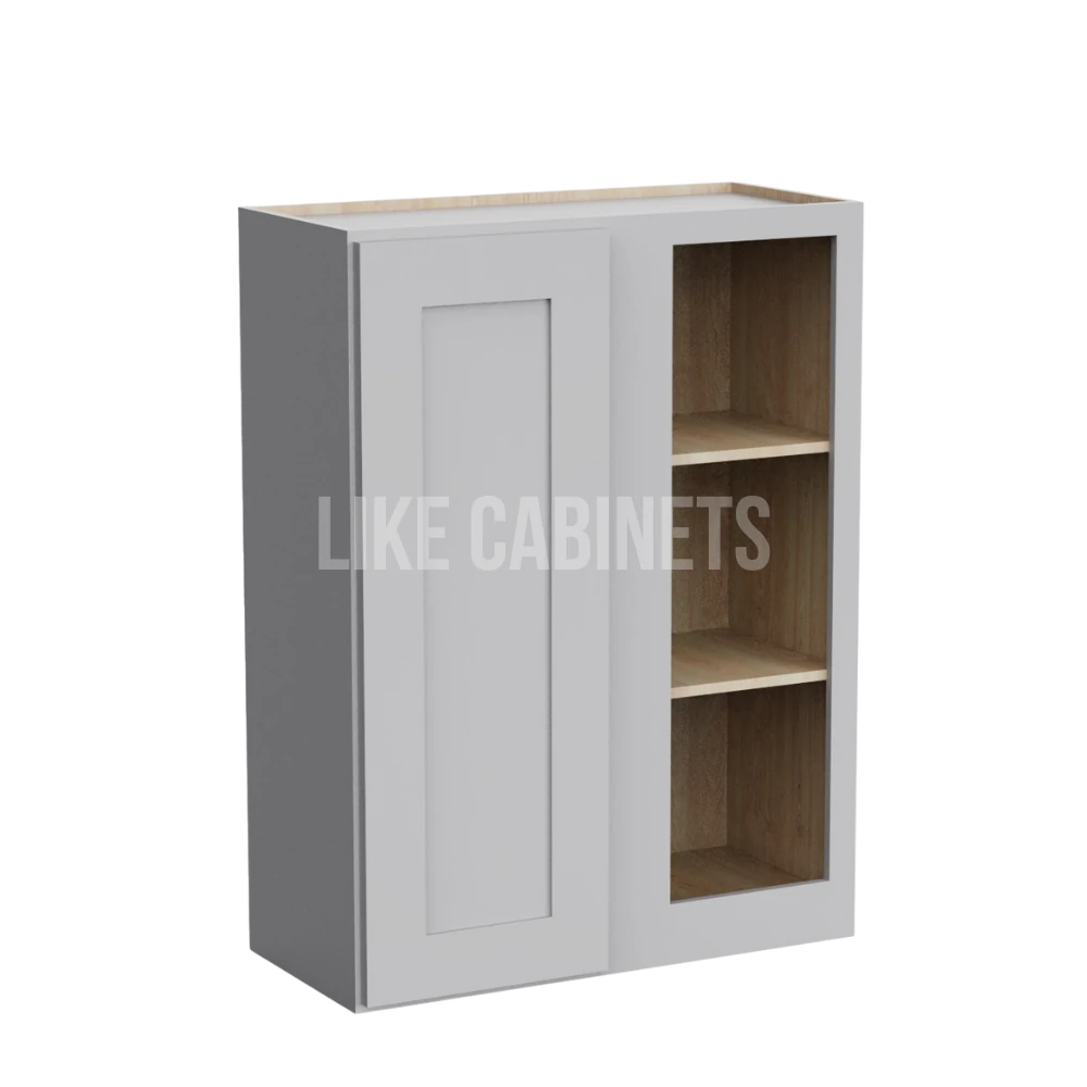 Shaker Gray 36'' H Wall Blind Corner Cabinet