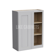 Shaker Gray 36'' H Wall Blind Corner Cabinet