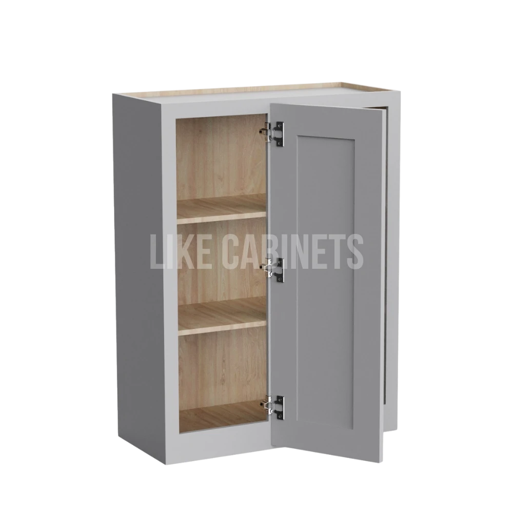 Shaker Gray 36'' H Wall Blind Corner Cabinet